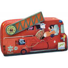 ROMPECABEZAS CAMION DE BOMBEROS 16 PCS (DJ07269)
