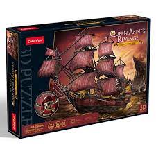 ROMPECABEZAS 3D QUEEN ANNES REVENGE RED EDITION 391 PCS (T4040h)