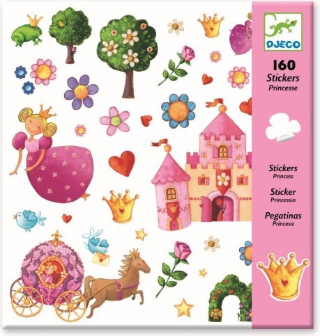 SET 160 CALCOMANIAS PRINCESA MARGUERITE (DJ08830)