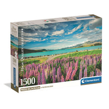 Cargar imagen en el visor de la galería, ROMPECABEZAS LUPINS AT LAKE TEKAPO COMPACT 1500 PCS (31731)
