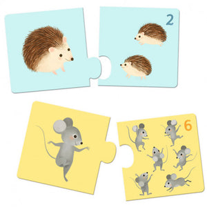 ROMPECABEZAS ANIMALES BEBES 24 PCS (DJ08197)