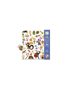 SET 160 CALCOMANIAS METALIZADAS FANTASIA MEDIEVAL (DJ09277)