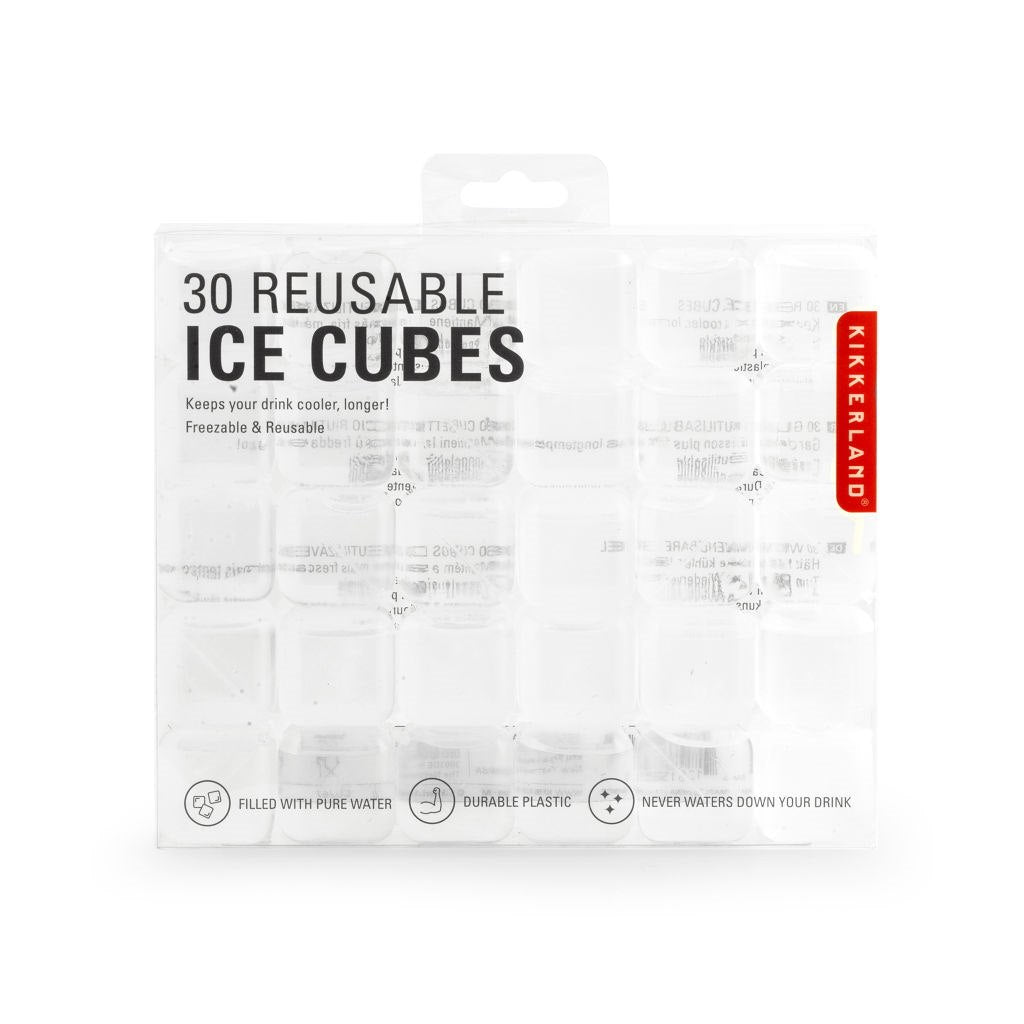 CUBOS DE HIELO CLEAR REUSABLE ICE CUBES S/30 (CU267) **