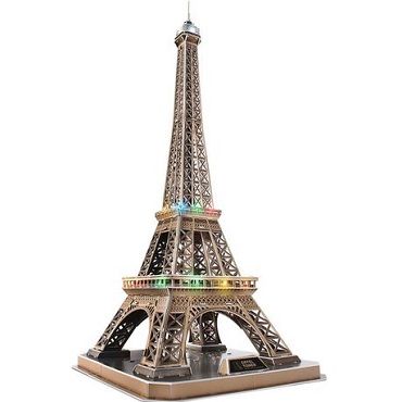 ROMPECABEZAS 3D LED EIFFEL TOWER 82 PIECES (L091H)