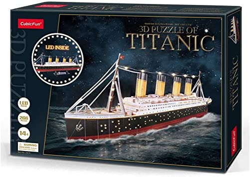 ROMPECABEZAS 3D LED TITANIC 266 PIECES (L521h)