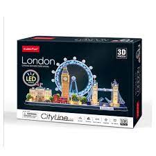 ROMPECABEZAS 3D LED CITYLINE LONDON 186 PIECES (L532h)