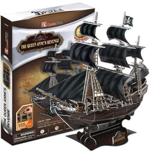 Cargar imagen en el visor de la galería, ROMPECABEZAS 3D QUEEN ANNES REVENGE 155 PIECES (T4005H)
