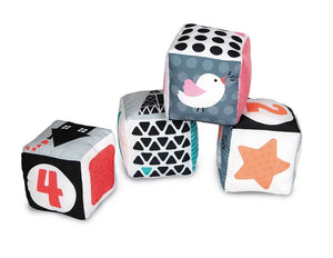 CUBO EDUCATIVO BLACK AND WHITE SOFT ACTIVITY CUBES