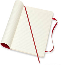 Cargar imagen en el visor de la galería, RULED NOTEBOOK LARGE SOFT COVER SCARLET RED
