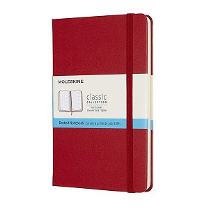 DOTTED NOTEBOOK LARGE HARD COVER RED (QP066F2)