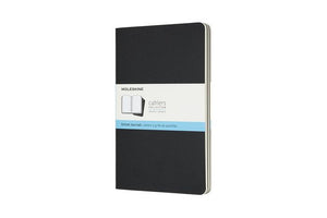 DOTTED NOTEBOOK CAHIER JOURNAL LARGE SOFT COVER BLACK