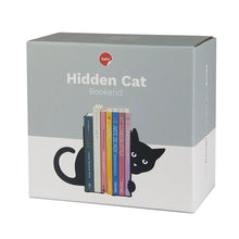Cargar imagen en el visor de la galería, SUJETA LIBROS HIDDEN CAT NEGRO (27563)
