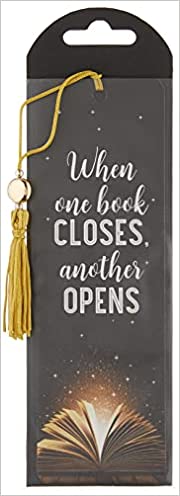 BOOKMARK BEADED BKMK WHEN ONE BOOK CLOSES