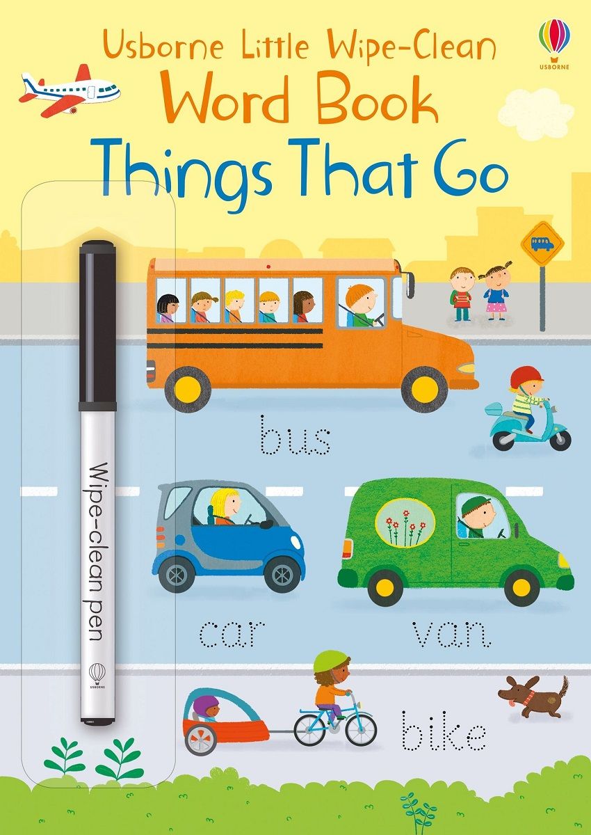 LITTLE WIPE CLEAN WORD BOOK THINGS THAT GO