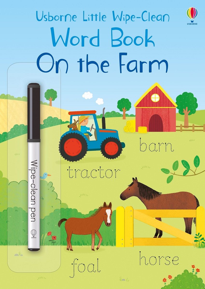 LITTLE WIPE CLEAN WORD BOOK ON THE FARM