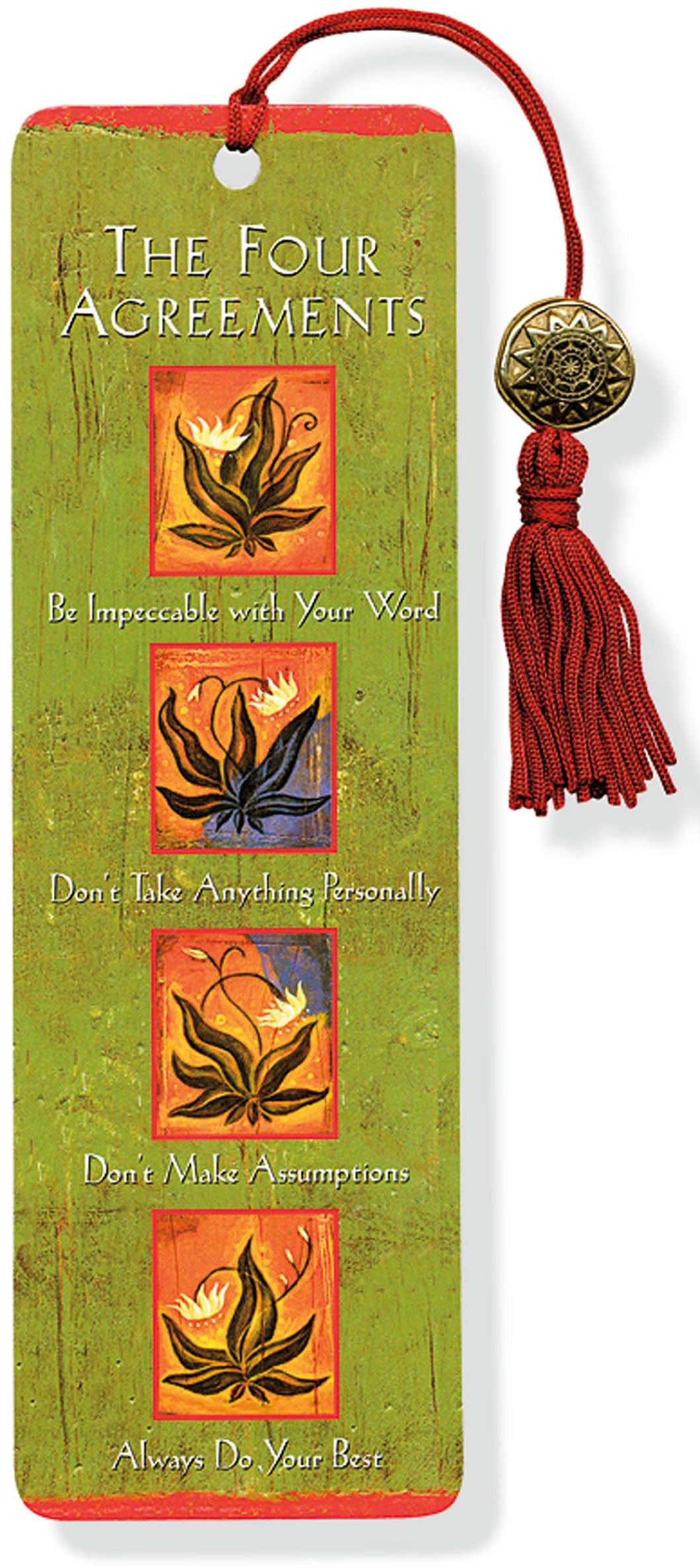 BOOKMARK BEADED FOUR AGREEMENTS (3769)