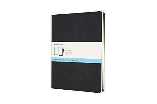 DOTTED NOTEBOOK CAHIER JOURNAL XLARGE SOFT COVER BLACK