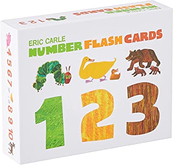 ERIC CARLE NUMBER FLASH CARDS