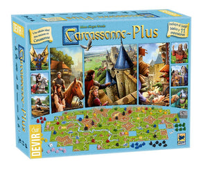 JUEGO DE MESA CARCASSONNE PLUS JUEGO BASICO + EXPANSIONES (BGCARPLUS3)