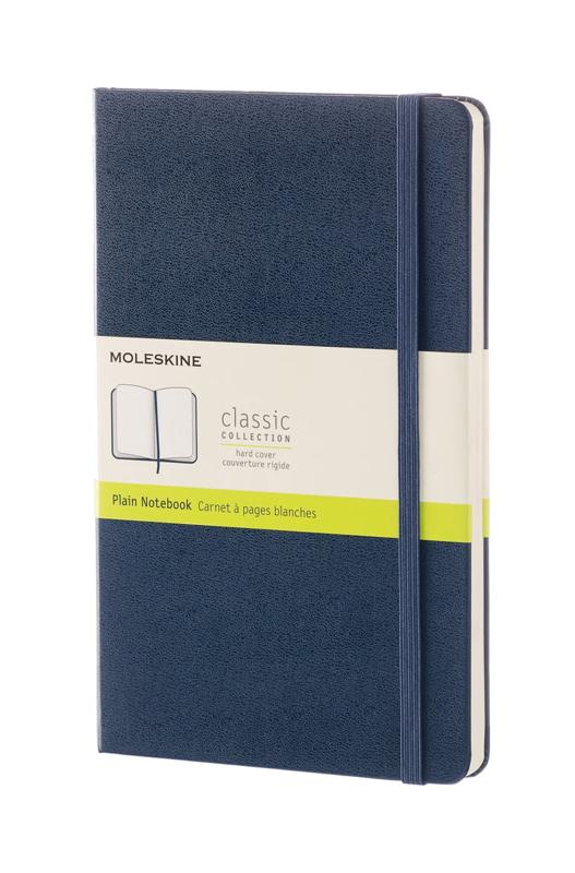 PLAIN NOTEBOOK LARGE HARD COVER BLUE (QP062B20)