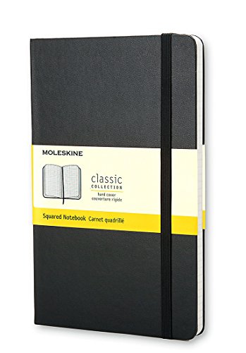 SQUARED NOTEBOOK LARGE HARD COVER BLACK