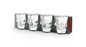 VASO SKULL SHOT GLASSES SET OF 4 (GL06)