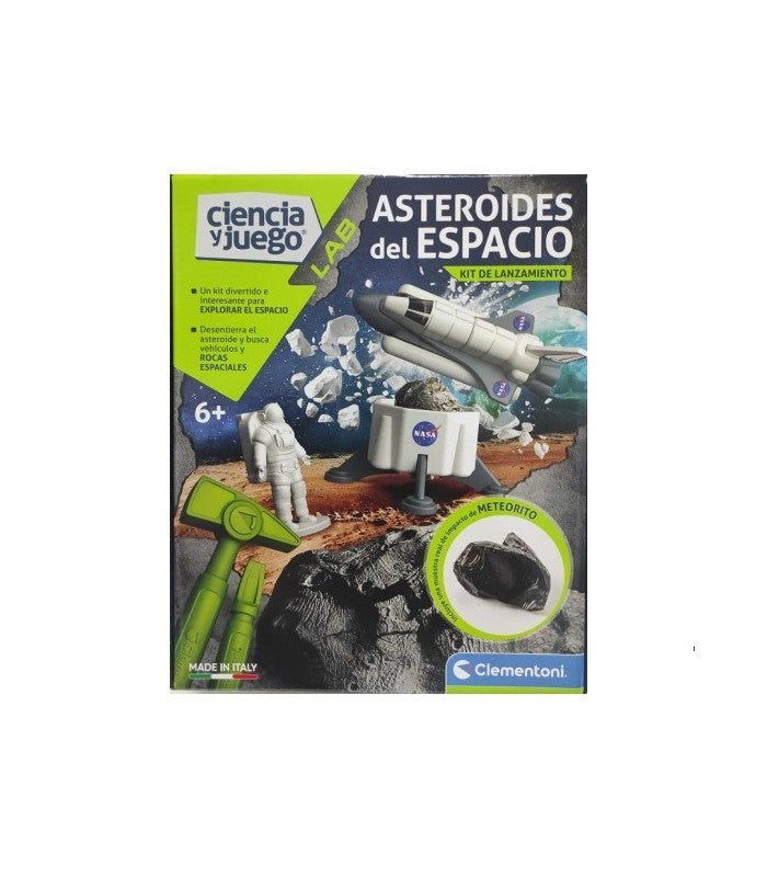 Clementoni Kit Di Scavo NASA - Asteroidi E Spazio, Gioco Scientifico Con Meteorite, Rover E Astronauta, 6+ Anni, Made In Italy - 4