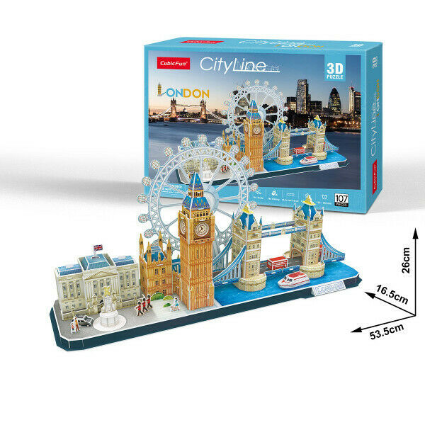 ROMPECABEZAS 3D LONDON CITY 107 PIECES (MC253H)